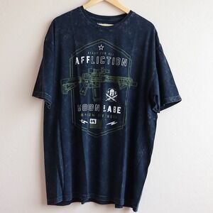 Affliction Mens 4XL T-Shirt Ready For All Molon Labe‎ Freedom Defender